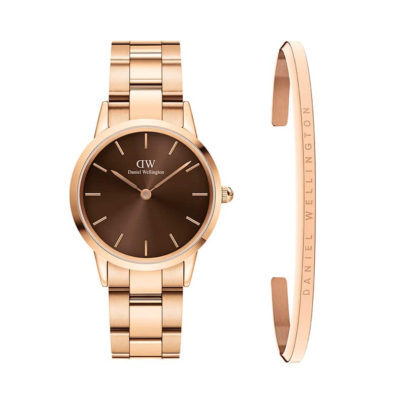 ICONIC LINK AMBER Rose Gold