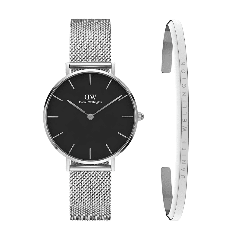 DW Rose Gold le fond Silver DW00100220