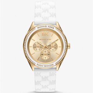 Oversized Jessa Gold-Tone and Embossed Silicone montre maroc