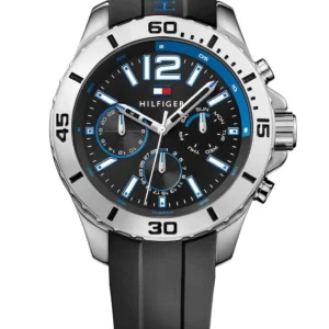 1791143-tommy-hilfiger-watch-5atm-men-black-dial-rubber-strap-quartz-battery-analog-nolan